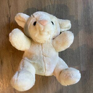 Vintage Animal Alley Lamb Hand Puppet Plush Toys R Us Sheep 2000 10"